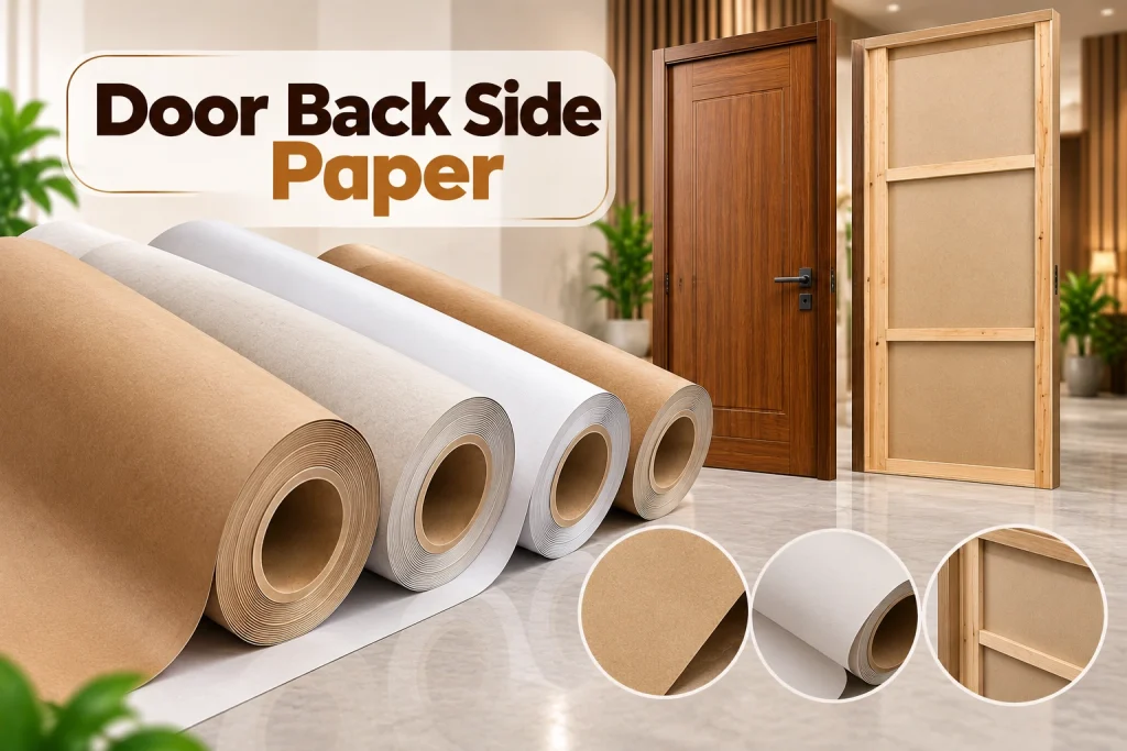 door back side paper
